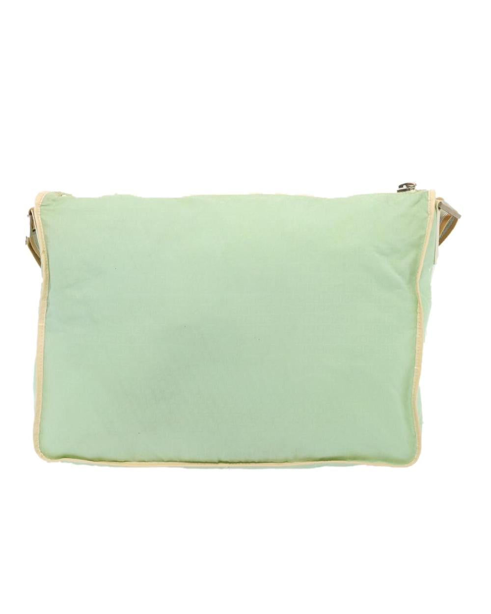 Green Nylon Fendi Shoulder Bag