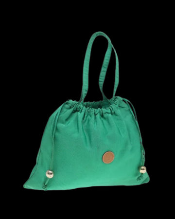 Green Nylon Fendi Tote
