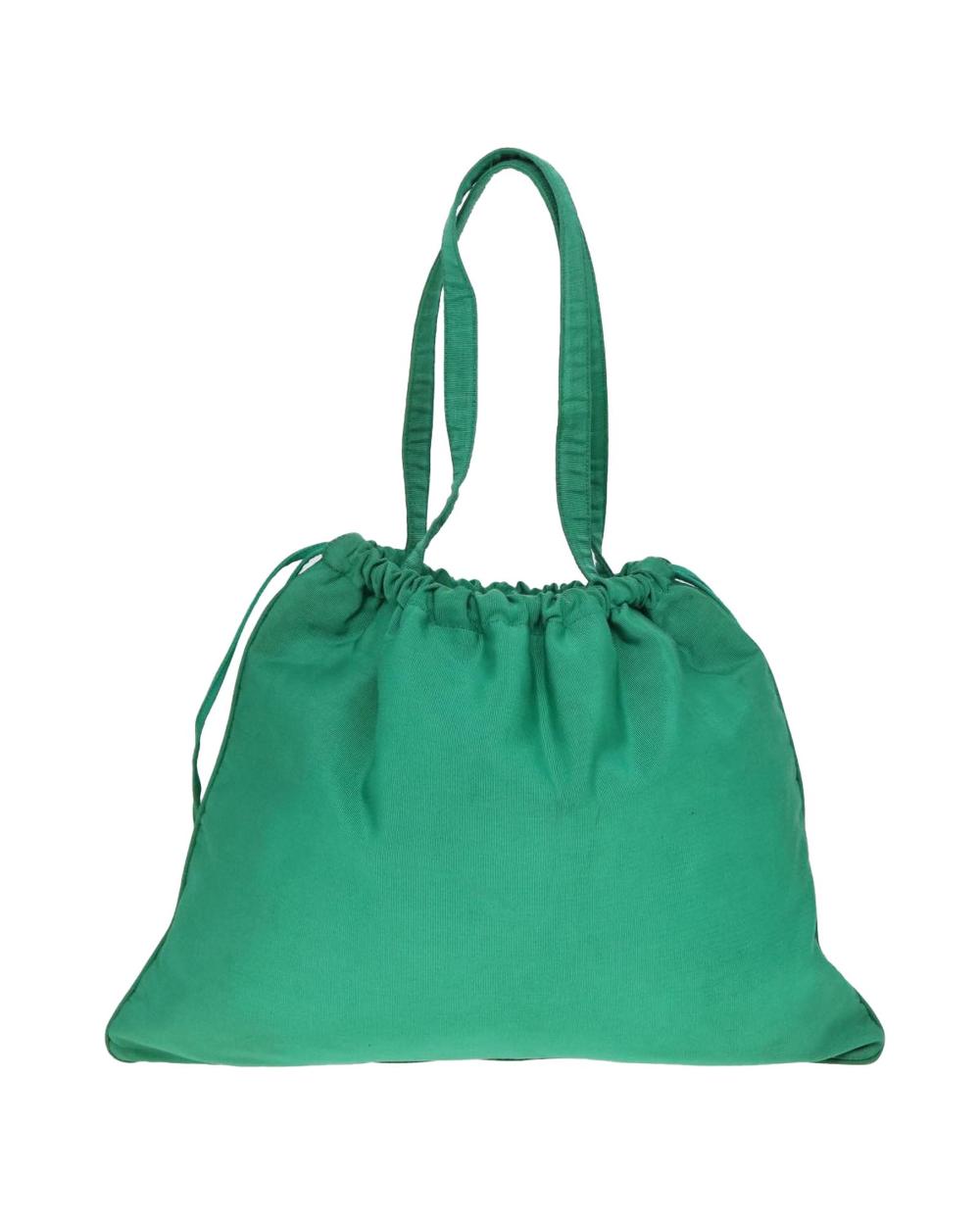 Green Nylon Fendi Tote