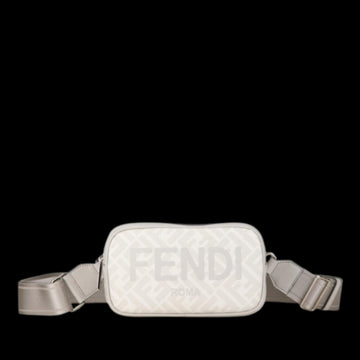 Grey Canvas Fendi Belt Bag