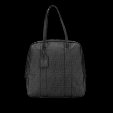 Grey Fabric Fendi Handbag
