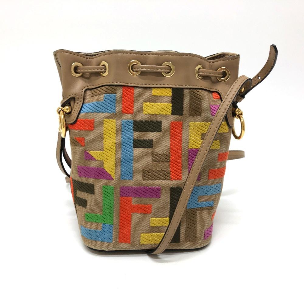 Multicolor Fabric Fendi Shoulder Bag