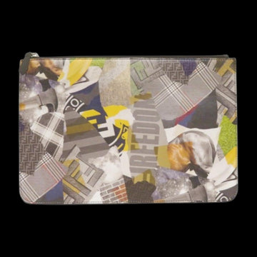 Multicolor Leather Fendi Clutch