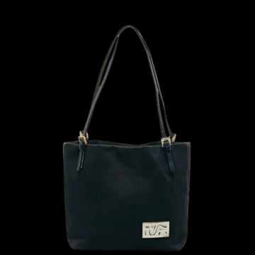 Navy Canvas Fendi Tote