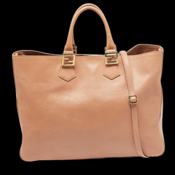 Orange Leather Fendi Tote