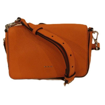 Orange Leather Fendi Shoulder Bag