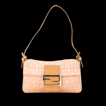 Pink Canvas Fendi Baguette