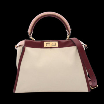 Pink Canvas Fendi Peekaboo