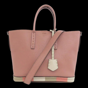Pink Leather Fendi Handbag