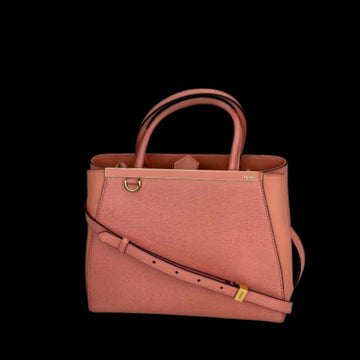 Pink Leather Fendi Handbag