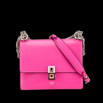 Pink Leather Fendi Kan I F