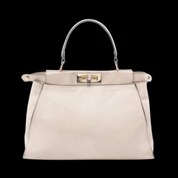 Pink Leather Fendi Peekaboo