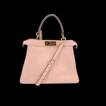 Pink Leather Fendi Peekaboo