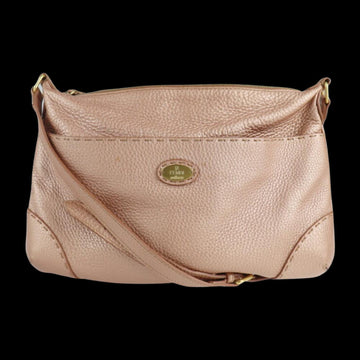 Pink Leather Fendi Shoulder Bag