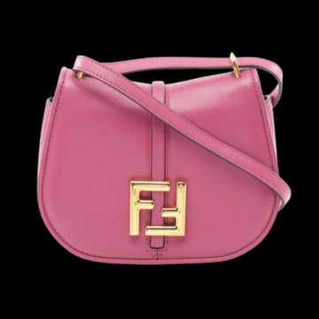 Pink Leather Fendi Shoulder Bag