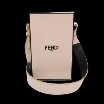 Pink Leather Fendi Shoulder Bag