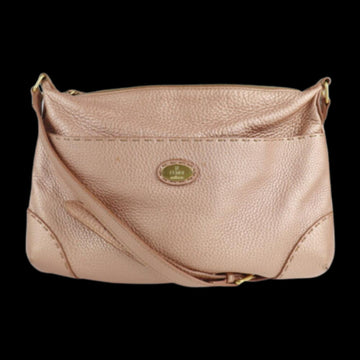 Pink Leather Fendi Shoulder Bag