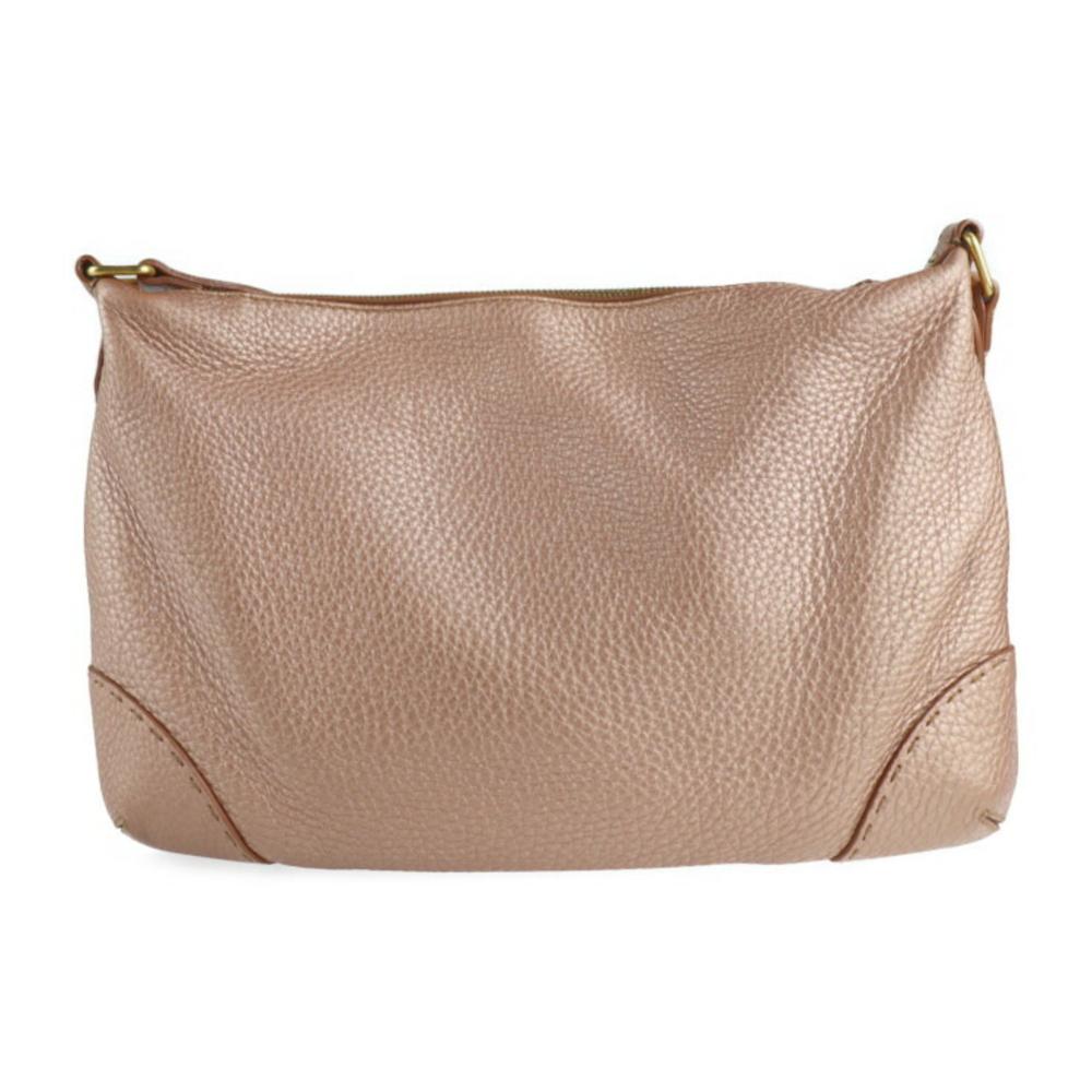 Pink Leather Fendi Shoulder Bag
