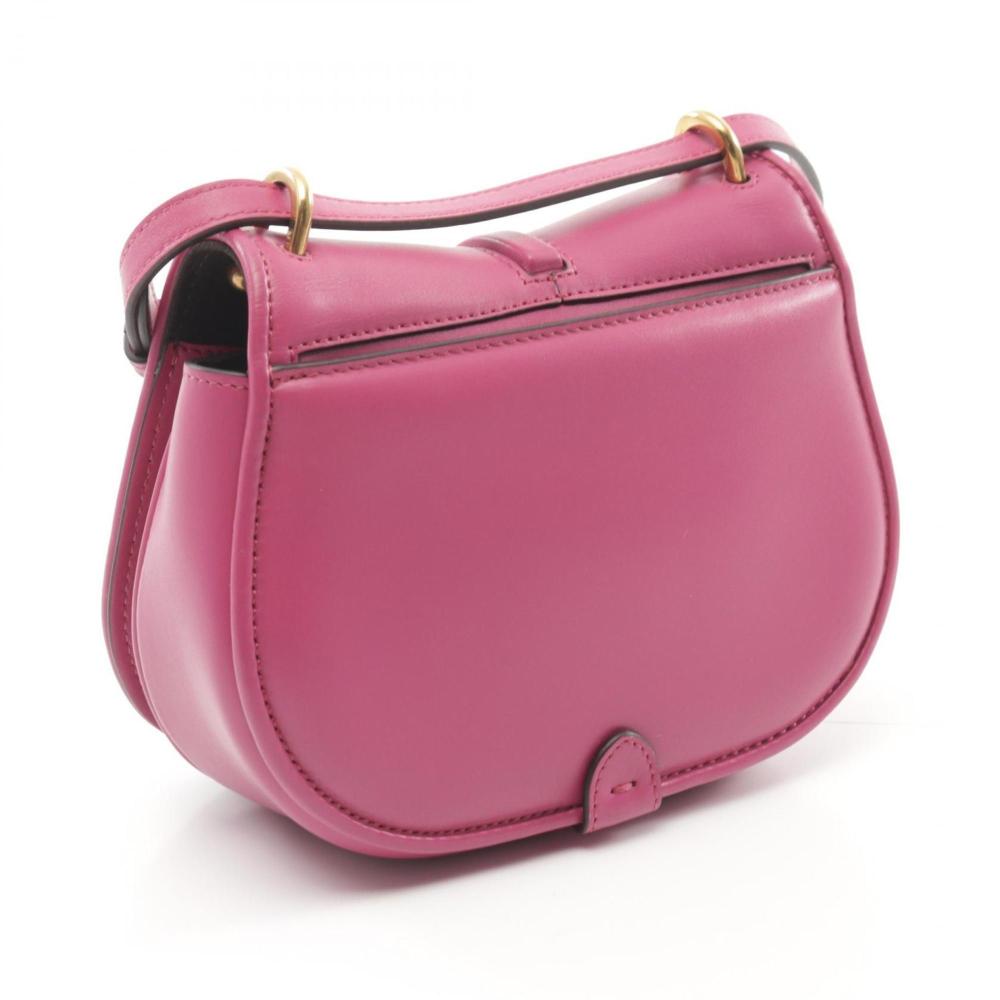 Pink Leather Fendi Shoulder Bag