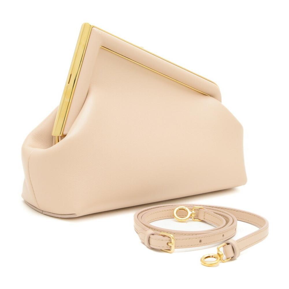 Pink Leather Fendi Shoulder Bag