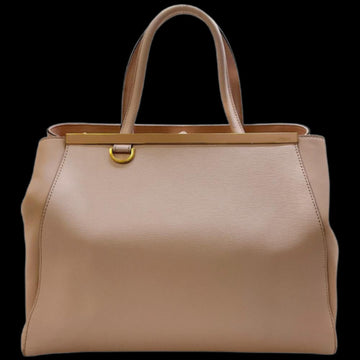 Pink Leather Fendi Tote