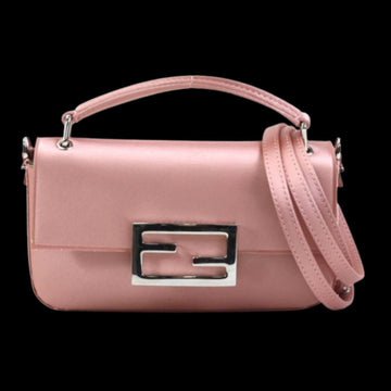 Pink Silk Fendi Baguette