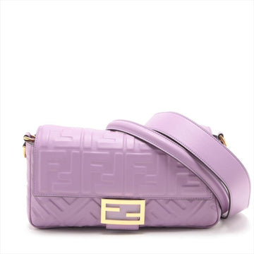 Purple Leather Fendi Baguette