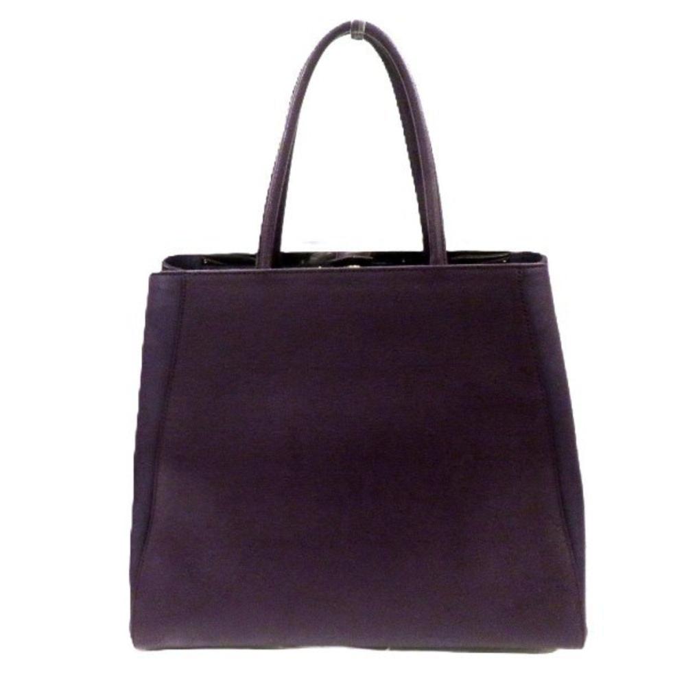 Purple Leather Fendi Tote