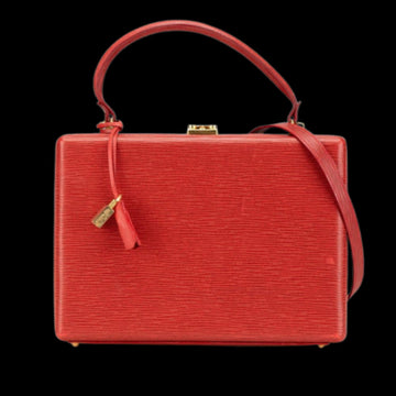 Red Leather Fendi Handbag