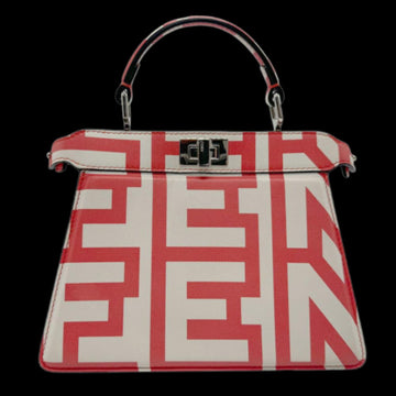 Red Leather Fendi Peekaboo