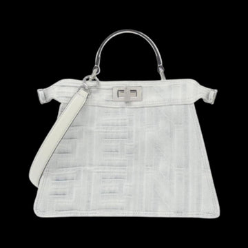 White Denim Fendi Peekaboo