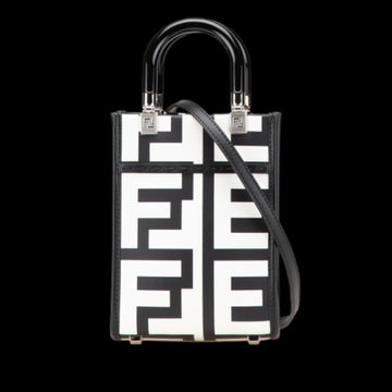 White Leather Fendi Tote