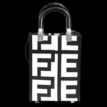 White Leather Fendi Handbag