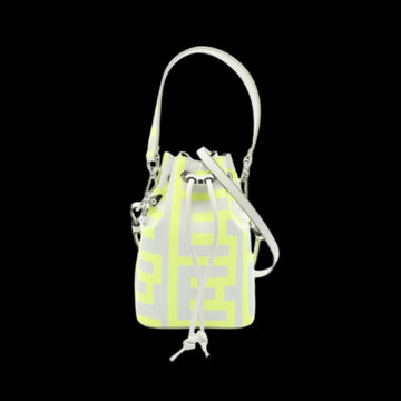 White Leather Fendi Handbag