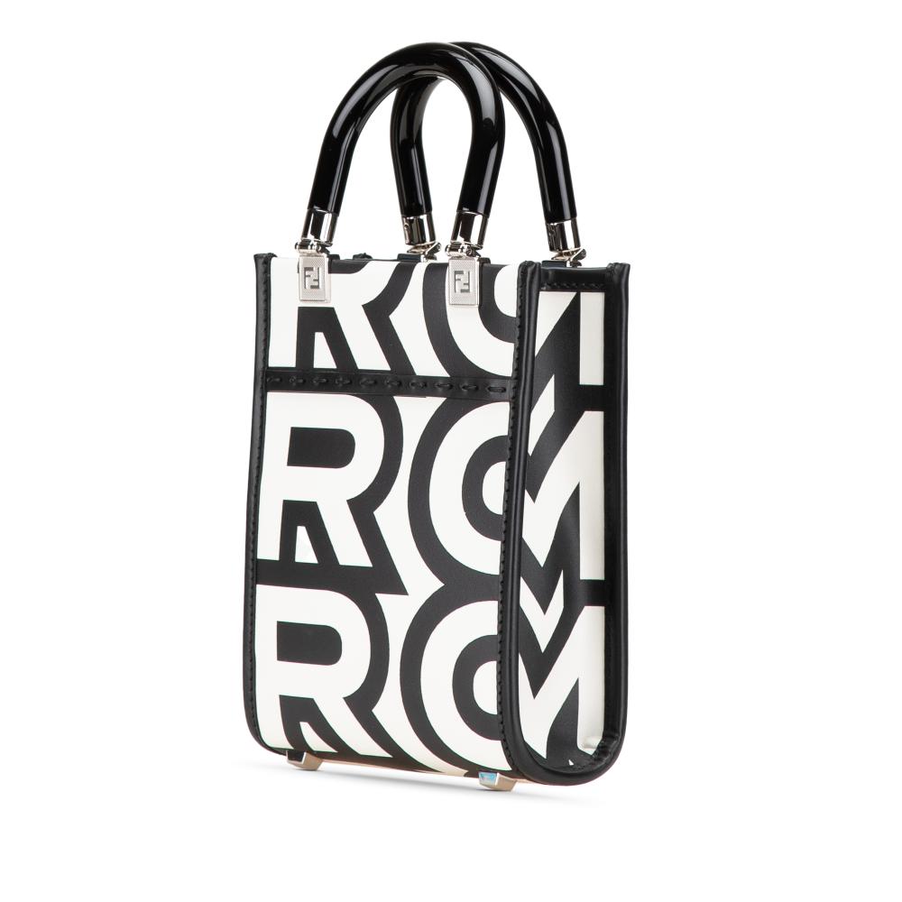 White Leather Fendi Tote