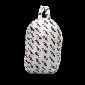 White Nylon Fendi Backpack