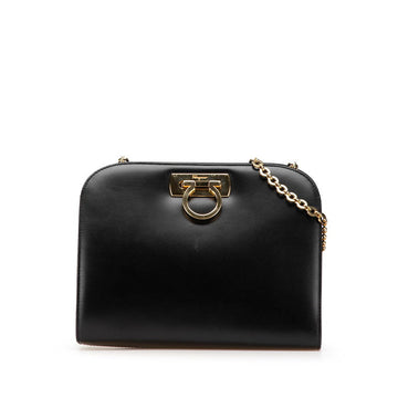 Salvatore Ferragamo Leather Gancini Shoulder Bag