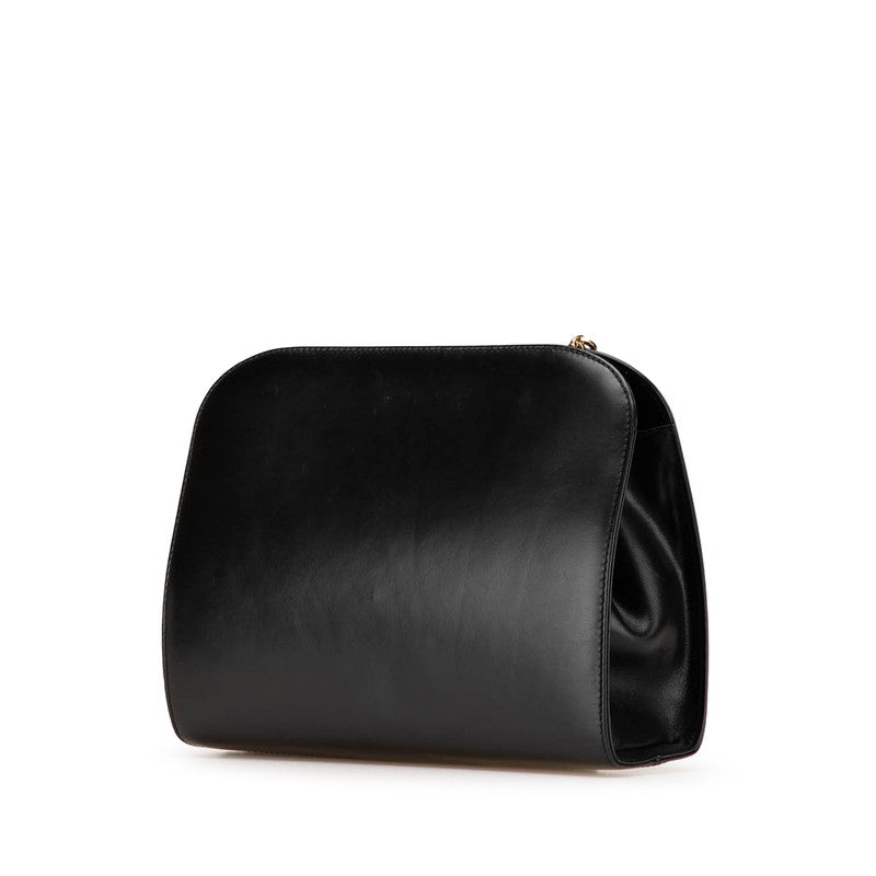 Salvatore Ferragamo Leather Gancini Shoulder Bag