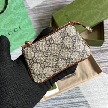 VS 447964 Marmont wallet 12cm Brown/PVC