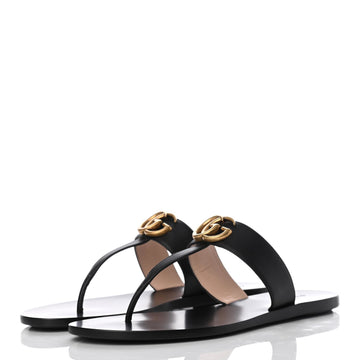GUCCI CS LEATHER THONG SANDALS