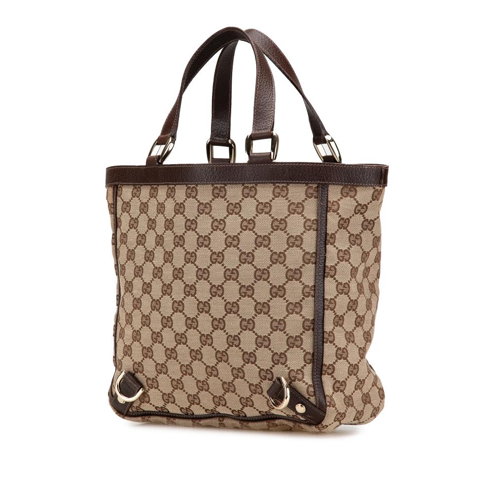 Beige Canvas Gucci Abbey