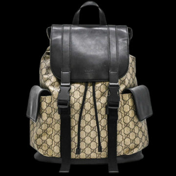 Beige Canvas Gucci Backpack