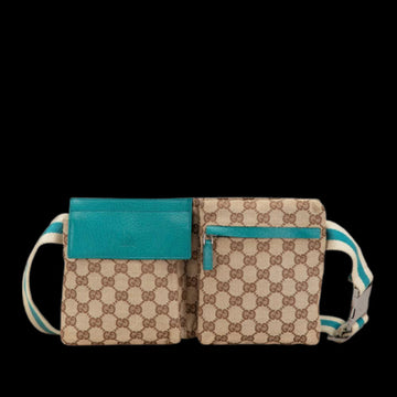 Beige Canvas Gucci Belt Bag