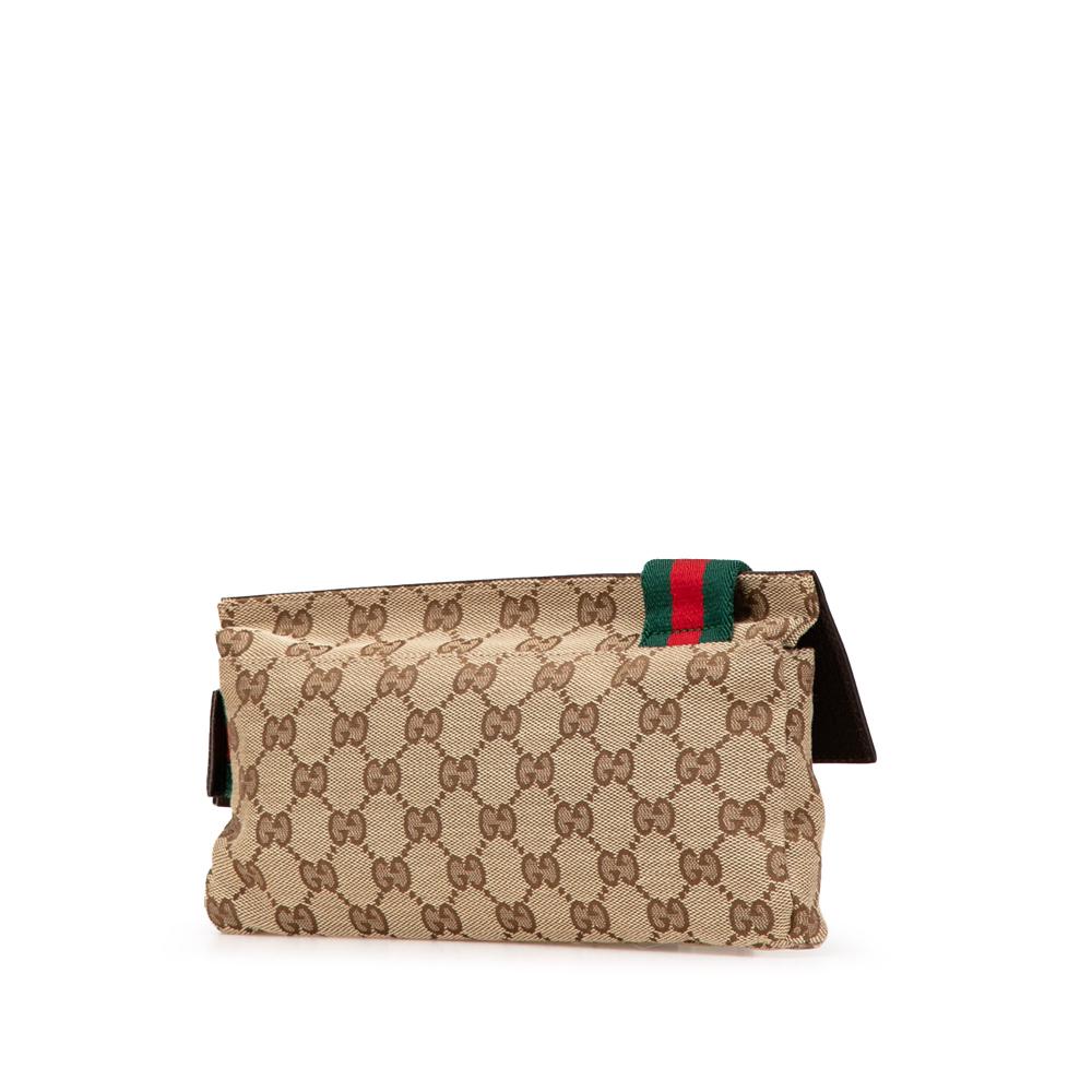 Beige Canvas Gucci Crossbody Bag