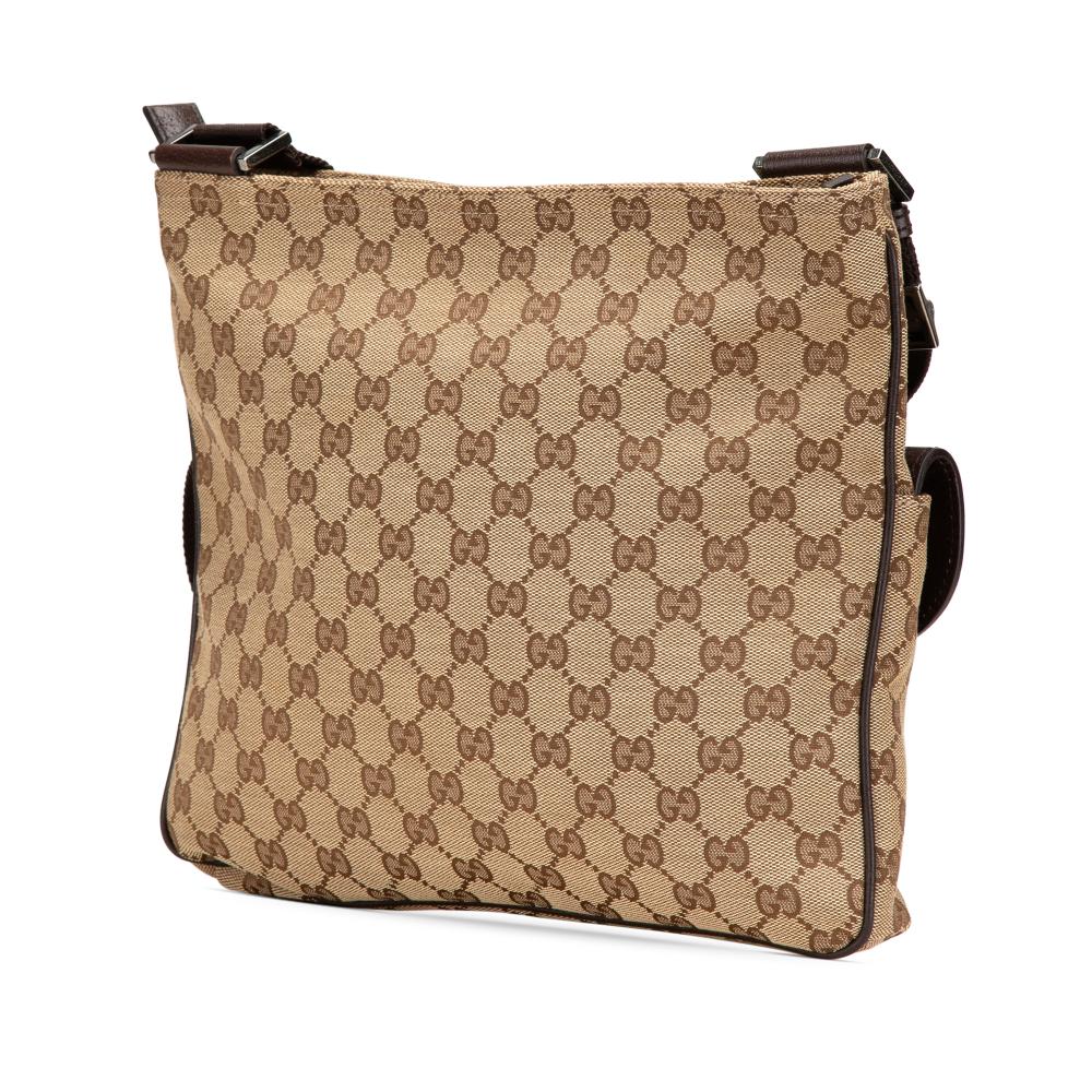 Beige Canvas Gucci Crossbody Bag