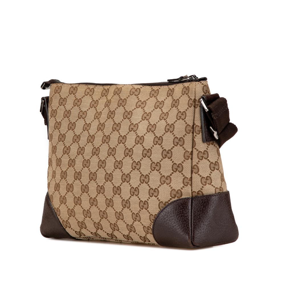Beige Canvas Gucci Crossbody Bag