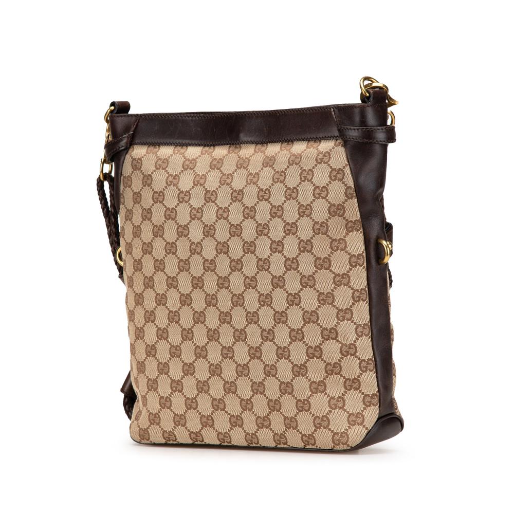 Beige Canvas Gucci Crossbody Bag