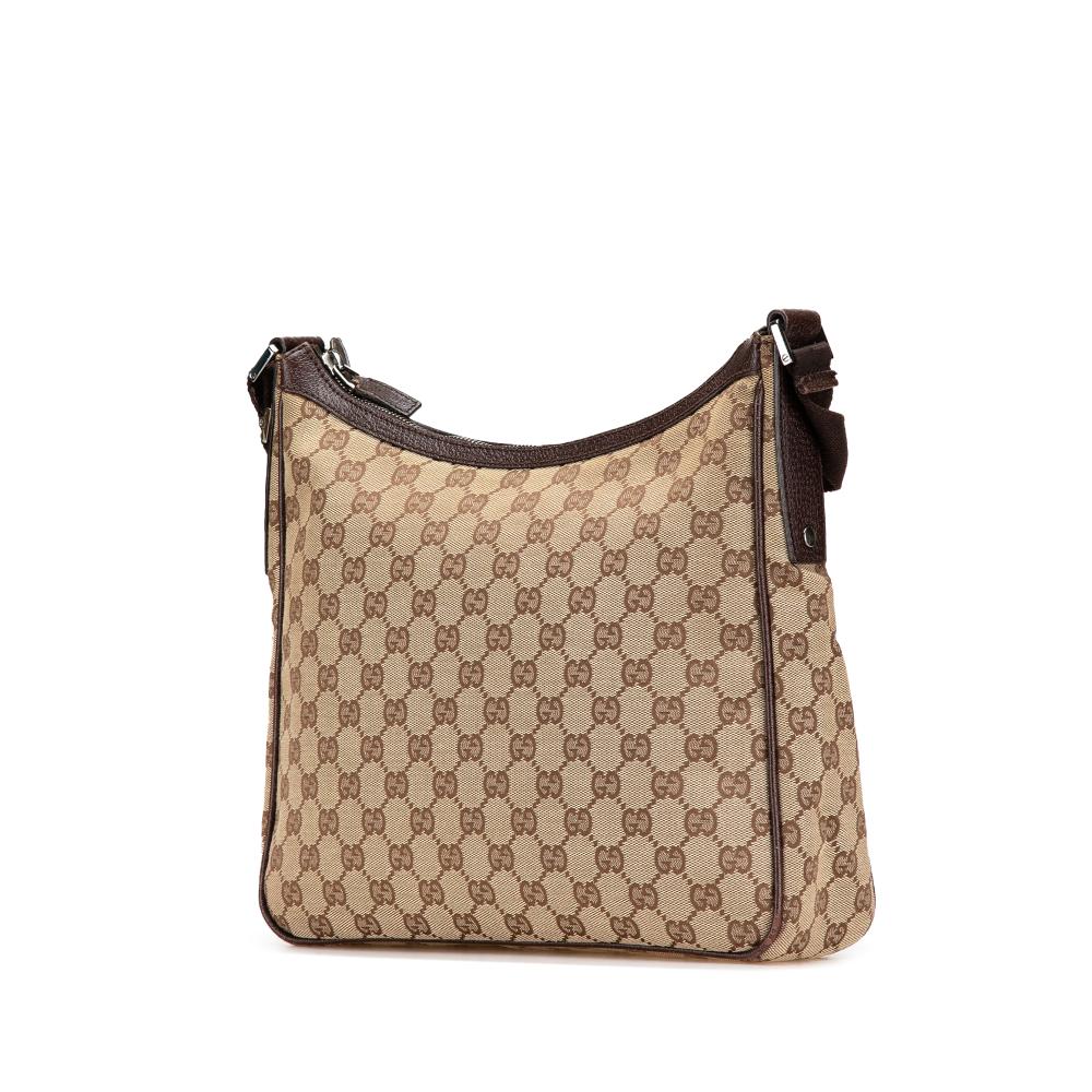 Beige Canvas Gucci Crossbody Bag
