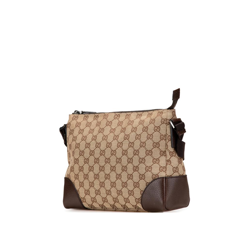 Beige Canvas Gucci Crossbody Bag
