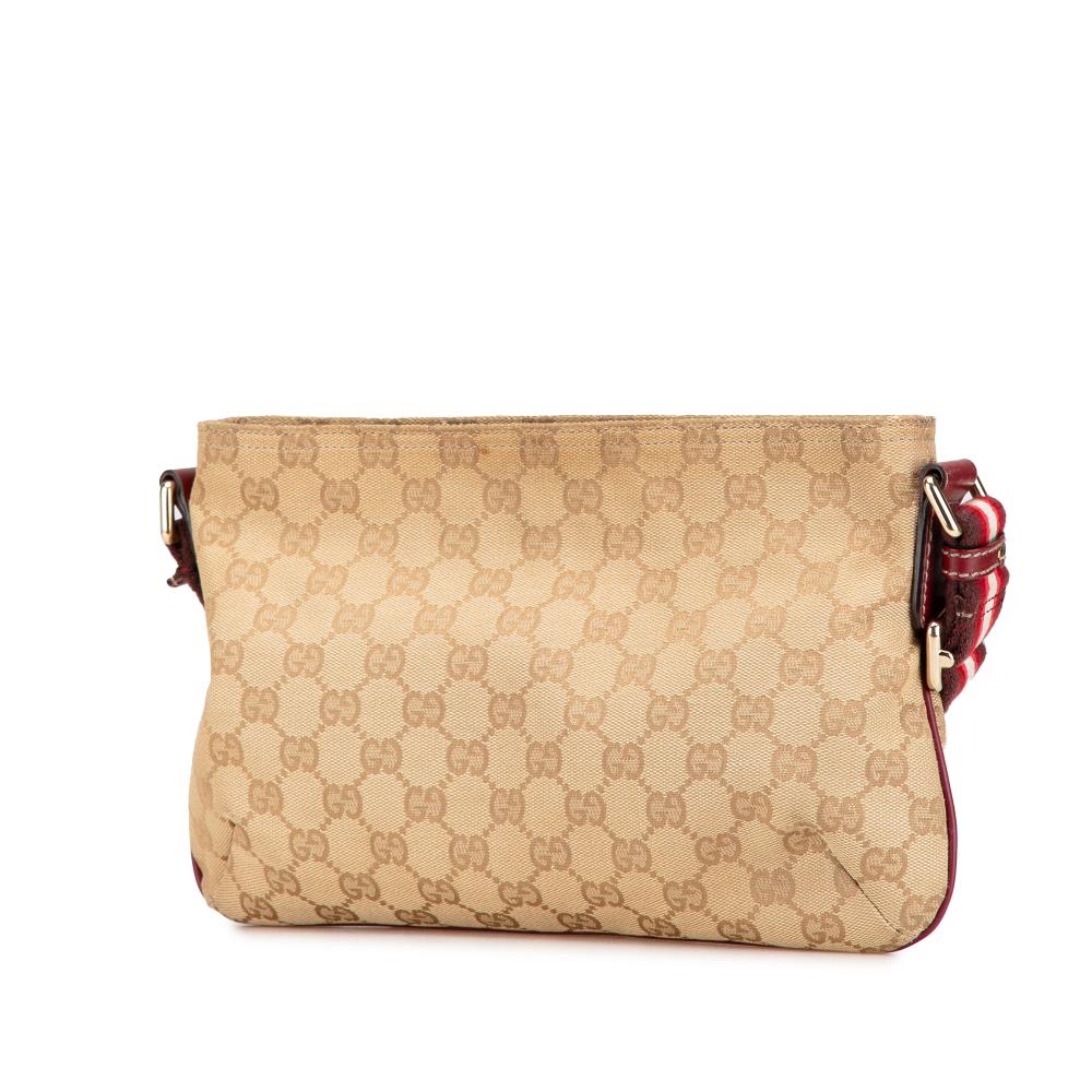 Beige Canvas Gucci Crossbody Bag